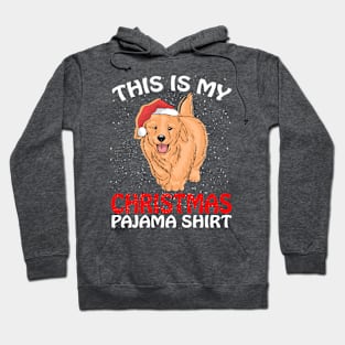 This is my Christmas Pajama Shirt Puppy Hoodie